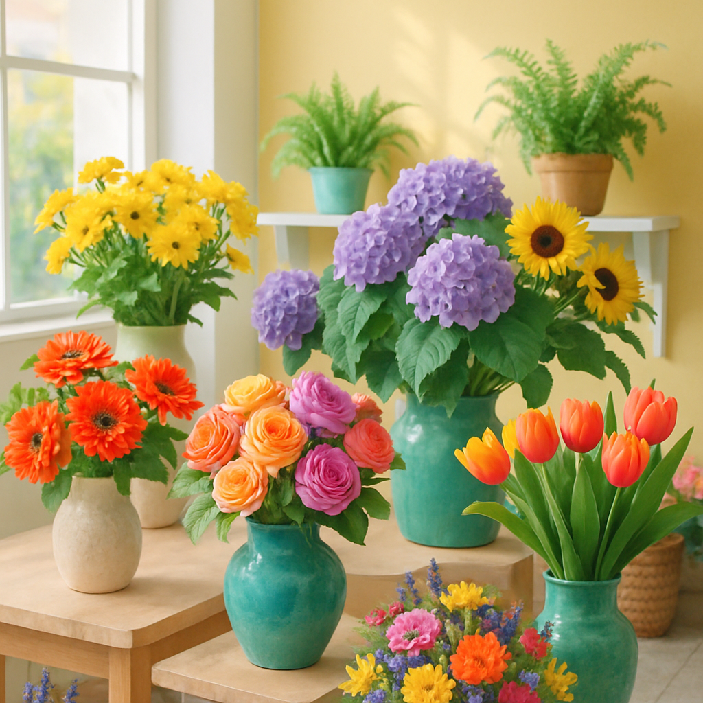 Beautiful flower arrangements
